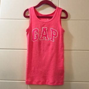 GAP girls sequinned tank size small 6/7